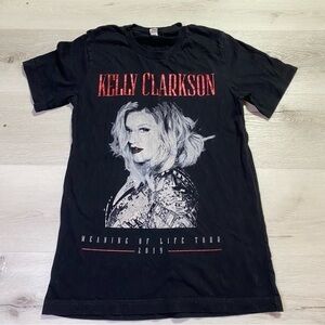 Kelly Clarkson Meaning Of Life 2019 Tour Concert T-Shirt, Size Small